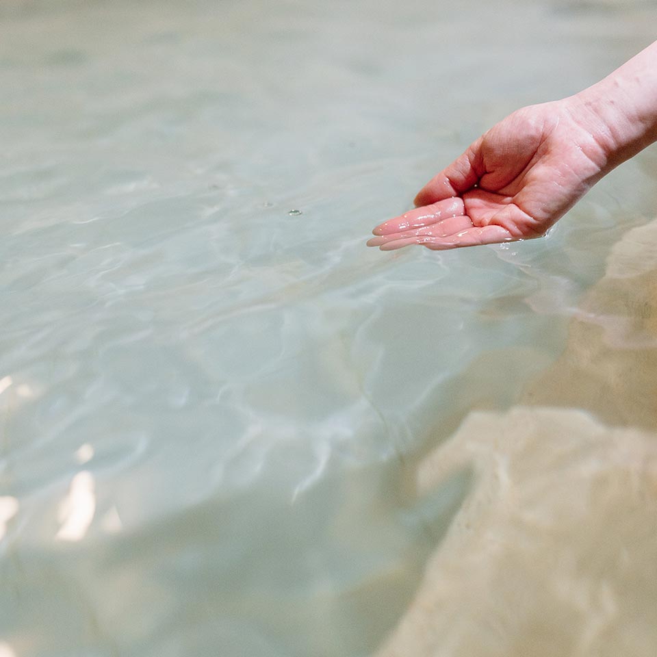 うるうる美肌の「絹の湯」